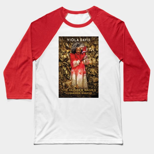 The Hunger Games - The Ballad of Songbirds & Snakes Baseball T-Shirt by SecretGem